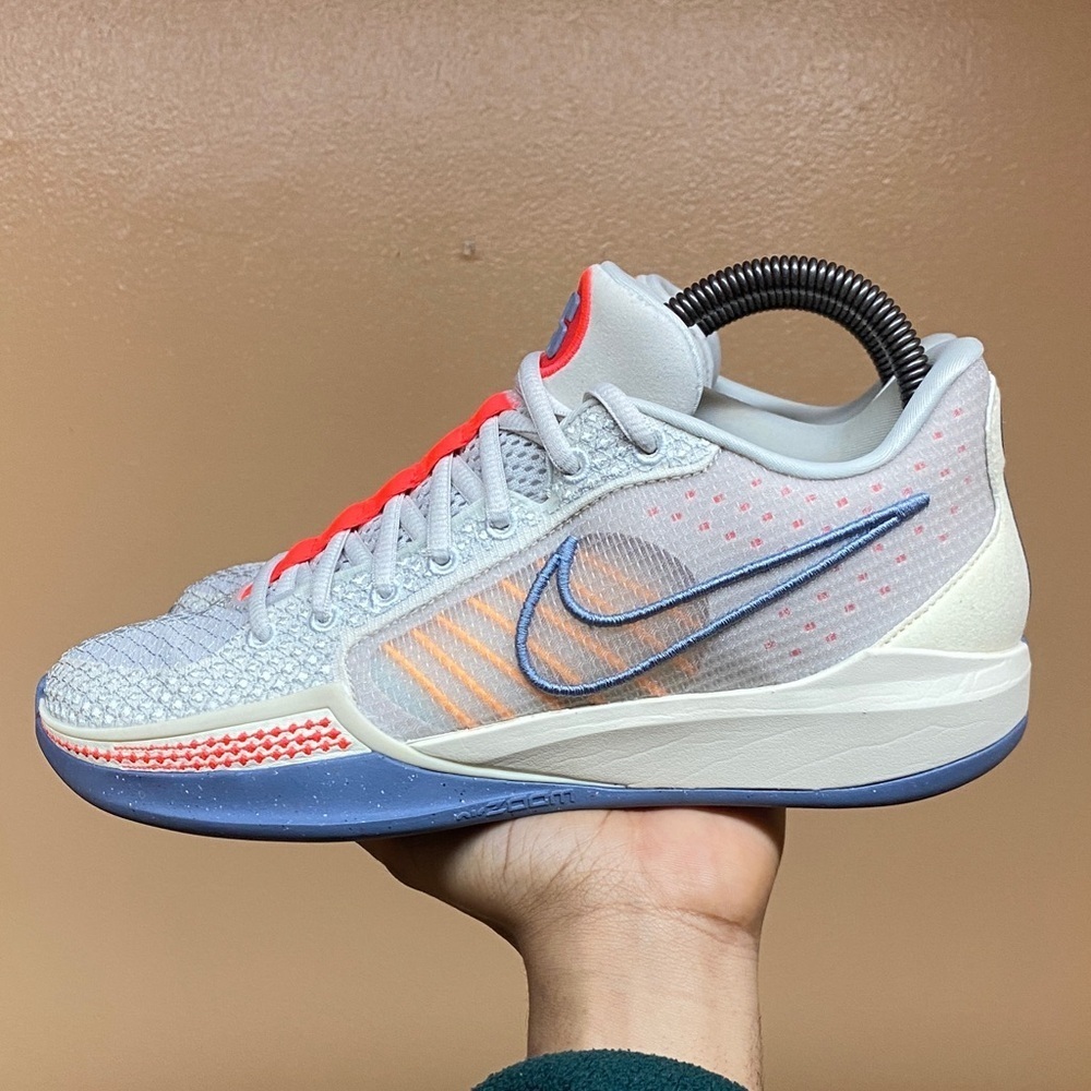 Nike Sabrina 1 'Grounded' Light Bone Laser Orange Ashen Slate” Size 8 FQ3381 002 - Picture 3 of 16